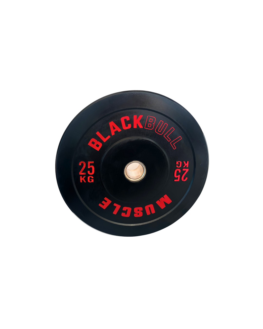 Par de Discos Olímpicos 25 kilos Black Bull Muscle (Caucho)