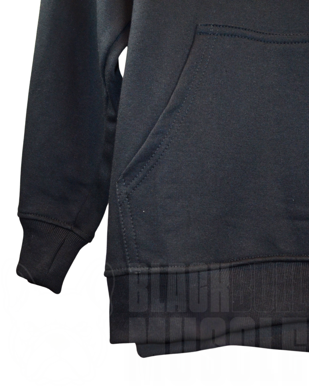 Poleron Oversize Black Bull Muscle