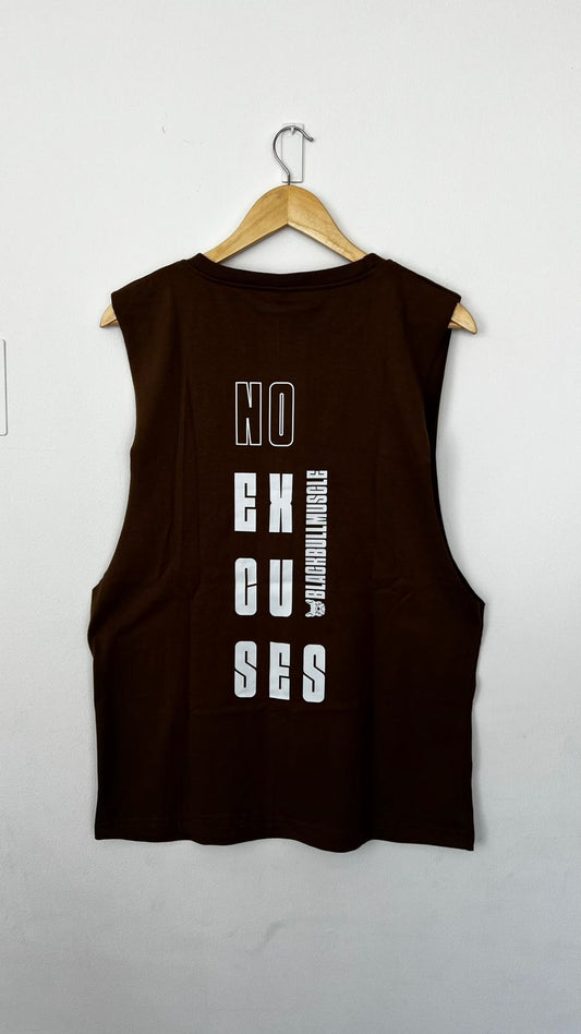 Polera musculosa No excuses