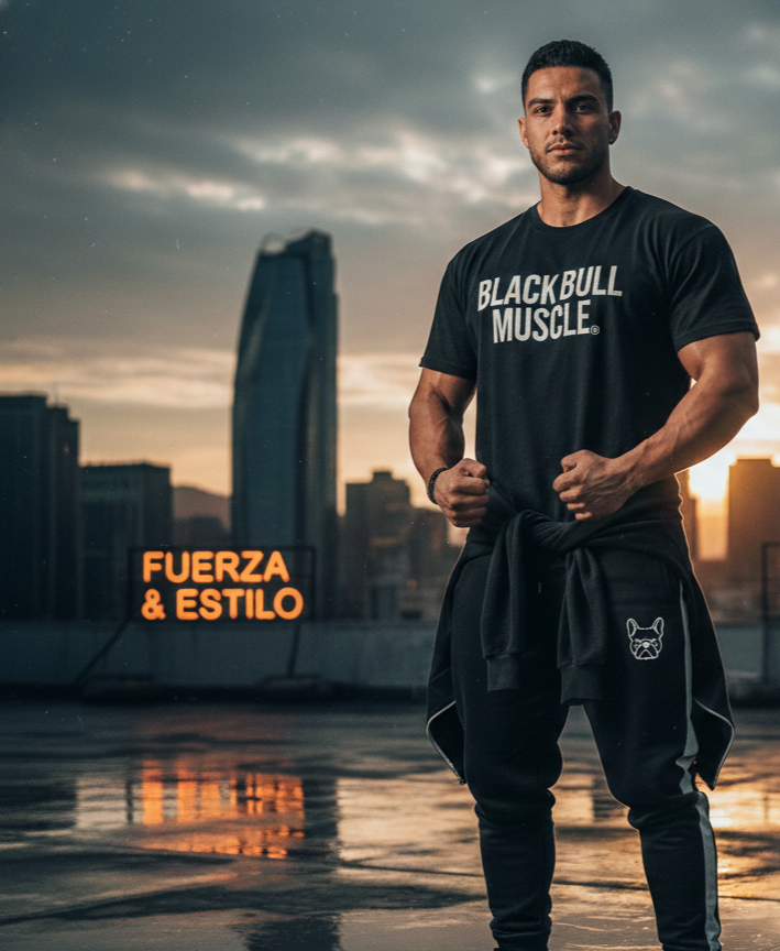 BLACK BULL MUSCLE | STREETWEAR SPORT HOMBRE