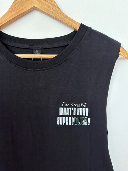 Polera musculosa Super power Crosfitt
