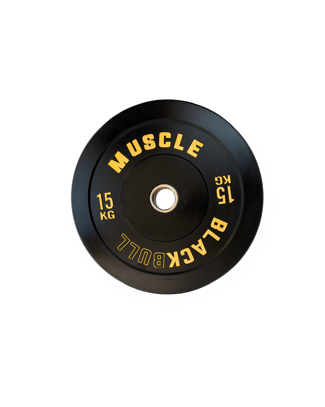 Par de Discos Olímpicos 15 kg Black Bull Muscle (Caucho)