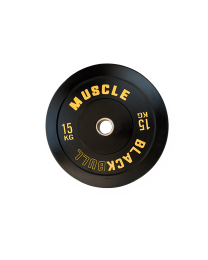 Par de Discos Olímpicos 15 kg Black Bull Muscle (Caucho)