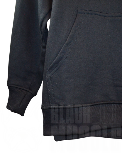 Poleron Oversize Black Bull Muscle