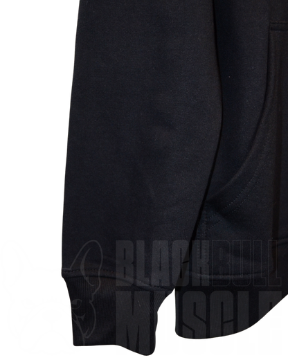 Polerón Canguro Negro Black Bull Muscle