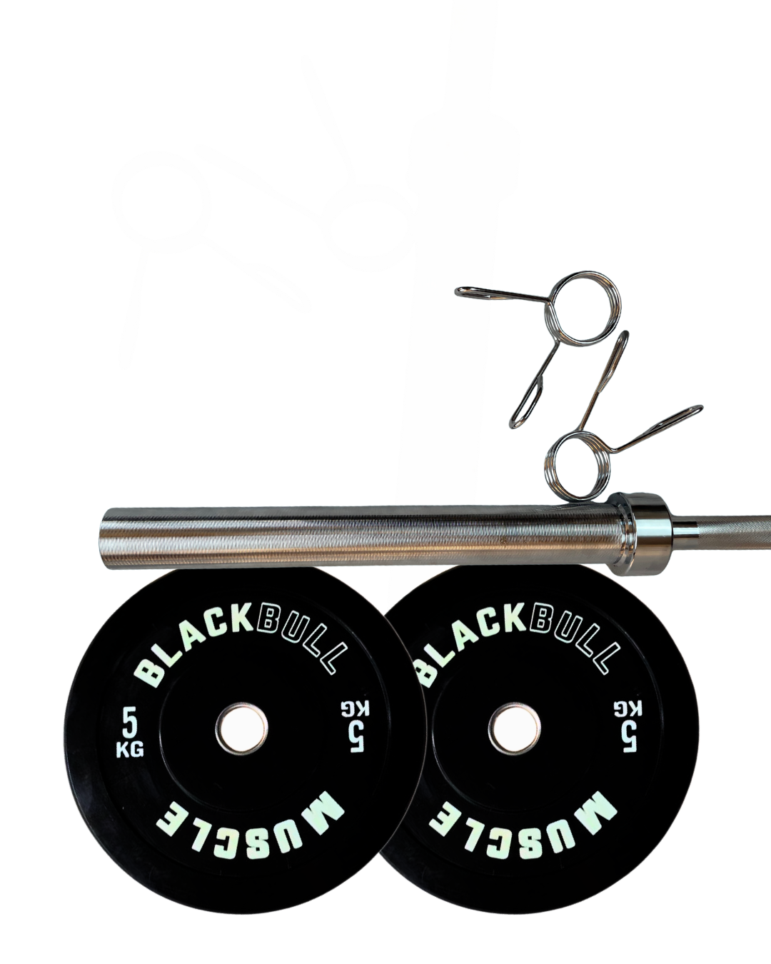 Pack Starter: Barra Olímpica 20kg+ Discos Black Bull Muscle